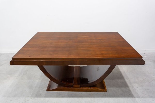 Art Deco Dining Table in Walnut-UJE-899708