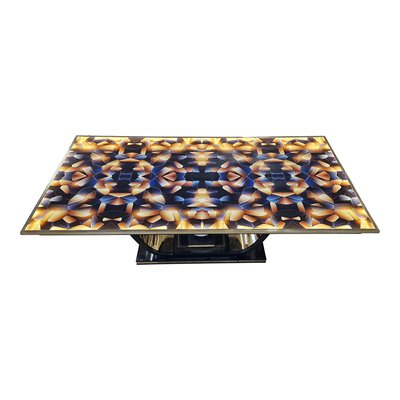 Art Deco Dining Table with Backlit Top-BEW-1822750