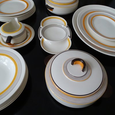 Art Deco Dinneware Service from Royal Doulton, 1930s, Set of 27-GUT-2033457