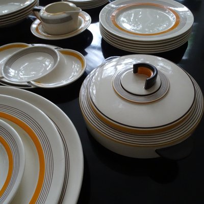 Art Deco Dinneware Service from Royal Doulton, 1930s, Set of 27-GUT-2033457