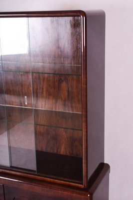 Art Deco Display Cabinet in Walnut, 1930s-WHY-1780359