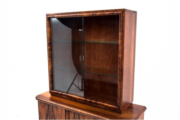 Art Deco Display Cabinet, Poland, 1940s-BXB-1785829