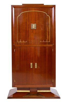 Art Deco Dominique Secretary Desk with Keyhole in the Fitting, 1930s-CXC-1749585