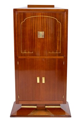 Art Deco Dominique Secretary Desk with Keyhole in the Fitting, 1930s-CXC-1749585