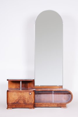 Art Deco Dressing Mirror in Walnut, Czech, 1920s-WHY-1778055