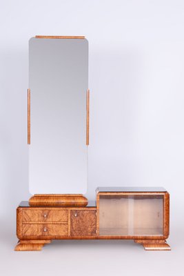 Art Deco Dressing Table with Mirror in Rosewood & Walnut Veneer, France, 1920s-WHY-1705598