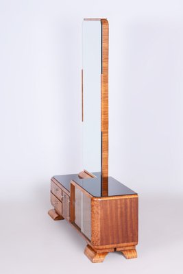 Art Deco Dressing Table with Mirror in Rosewood & Walnut Veneer, France, 1920s-WHY-1705598