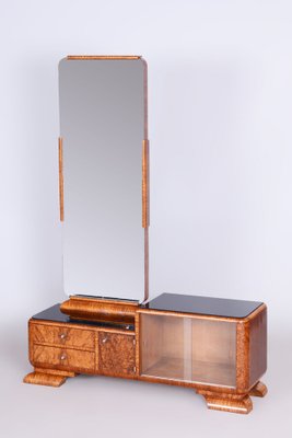 Art Deco Dressing Table with Mirror in Rosewood & Walnut Veneer, France, 1920s-WHY-1705598