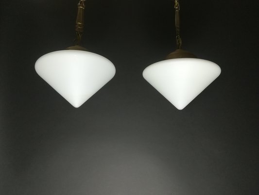 Art Deco Dwelling Ceiling Light, 1920s, Set of 2-KDB-1447892