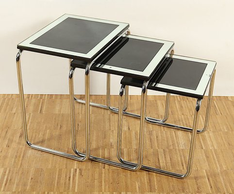 Art Deco English Nesting Tables, 1920s, Set of 3-XHV-1816737