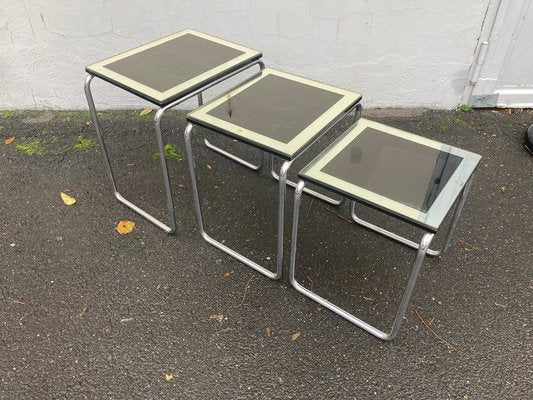 Art Deco English Nesting Tables, 1920s, Set of 3-XHV-1816737