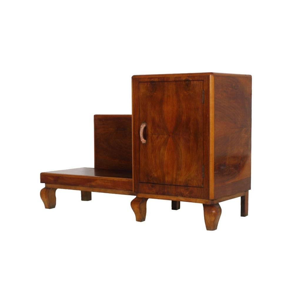 Art Deco Entrance Cabinet in Walnut