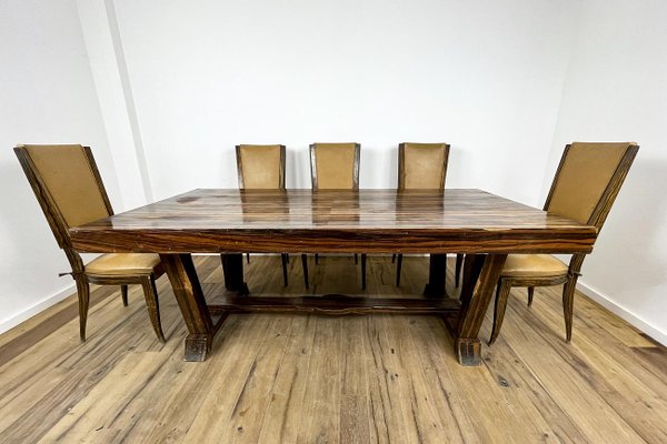 Art Deco Extendable Dining Table in Makassar-VMP-1231634