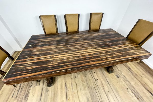 Art Deco Extendable Dining Table in Makassar-VMP-1231634