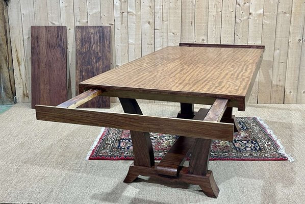 Art Deco Extendable Mahogany Dining Table-QYF-1811680