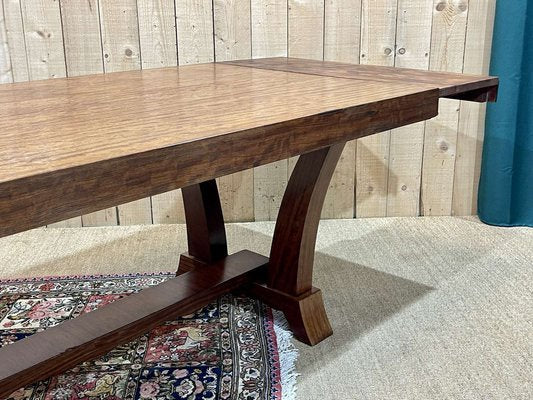 Art Deco Extendable Mahogany Dining Table-QYF-1811680