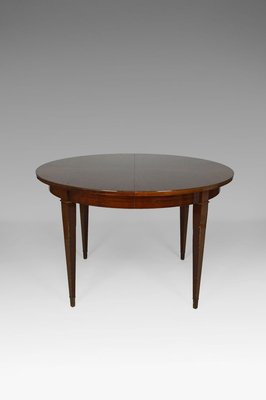 Art Deco Extendable Mahogany Dining Table by Jacques Adnet, 1940s-XNH-732929