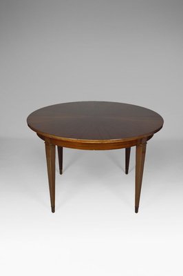 Art Deco Extendable Mahogany Dining Table by Jacques Adnet, 1940s-XNH-732929