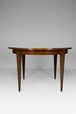 Art Deco Extendable Mahogany Dining Table by Jacques Adnet, 1940s-XNH-732929