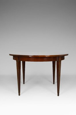 Art Deco Extendable Mahogany Dining Table by Jacques Adnet, 1940s-XNH-732929