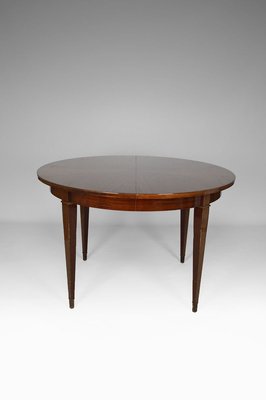 Art Deco Extendable Mahogany Dining Table by Jacques Adnet, 1940s-XNH-732929