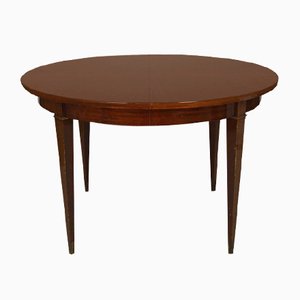 Art Deco Extendable Mahogany Dining Table by Jacques Adnet, 1940s-XNH-732929