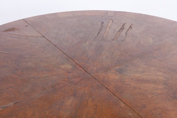 Art Deco Extendable Walnut Dining Table attributed to Halabala for Up Závody, Czech, 1920s-WHY-1732065