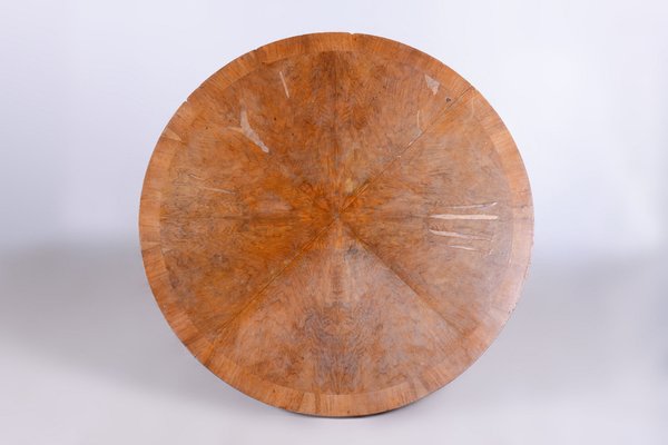 Art Deco Extendable Walnut Dining Table attributed to Halabala for Up Závody, Czech, 1920s-WHY-1732065