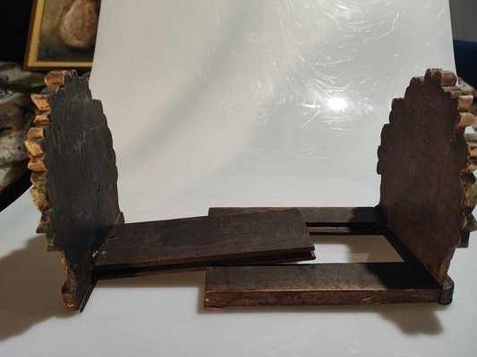 Art Deco Extendable Wooden Bookend, 1930s-CAQ-1774430