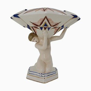 Art Deco Figural Table Bowl, 1930s-TZ-828879