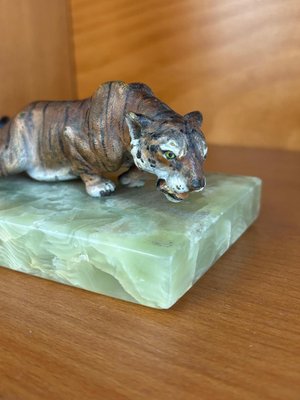 Art Deco Figure of a Creeping Tiger, 1920s-SEI-2033803