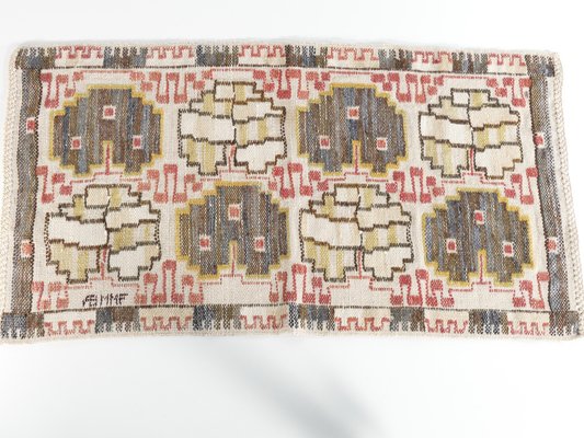 Art Deco Flatweave Grodblad Tapestry by Märta Måås-Fjetterström, Sweden, 1940s-RUK-1758064