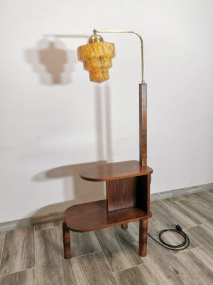 Art Deco Floor Lamp attributed Jindrich Halabala, 1930s-QJA-1824591