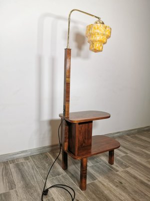 Art Deco Floor Lamp attributed Jindrich Halabala, 1930s-QJA-1824591