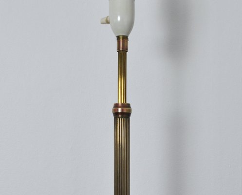 Art Deco Floor Lamp in Brass and Copper-HPQ-1178582