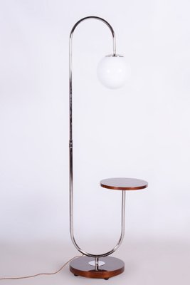 Art Deco Floor Lamp in Chrome attributed to Jindřich Halabala for Up Závody, Czechia, 1930s-WHY-1736126