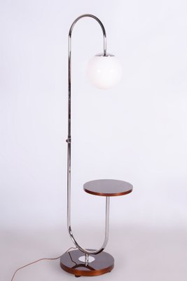 Art Deco Floor Lamp in Chrome attributed to Jindřich Halabala for Up Závody, Czechia, 1930s-WHY-1736126