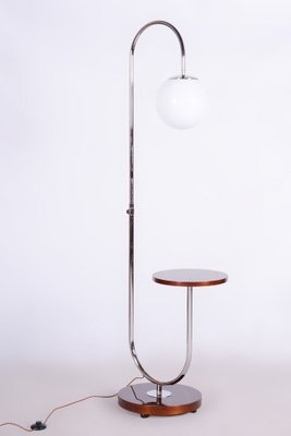 Art Deco Floor Lamp in Chrome attributed to Jindřich Halabala for Up Závody, Czechia, 1930s-WHY-1736126