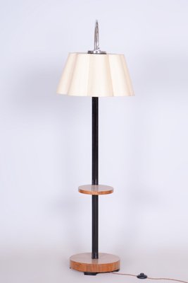 Art Deco Floor Lamp in Walnut and Oak attributed to Jindřich Halabala for Up Závody, Former Czechoslovakia, 1930s-WHY-1705980