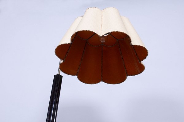 Art Deco Floor Lamp in Walnut and Oak attributed to Jindřich Halabala for Up Závody, Former Czechoslovakia, 1930s-WHY-1705980