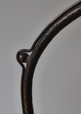 Art Deco Floor Lamp in Wrought Iron, 1930s-WRF-1808264