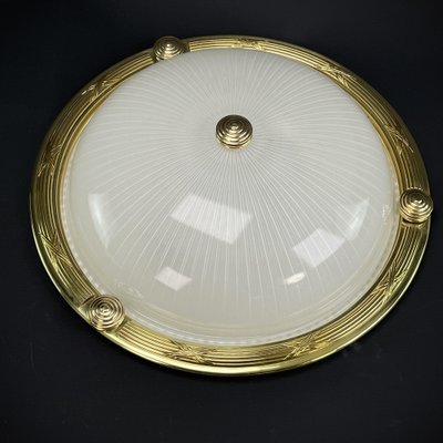 Art Deco Flush Mount attributed to Holophane, 1930s-JUZ-1769303