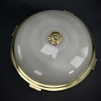 Art Deco Flush Mount in Bronze attributed to Holophane, 1930s-JUZ-1769304