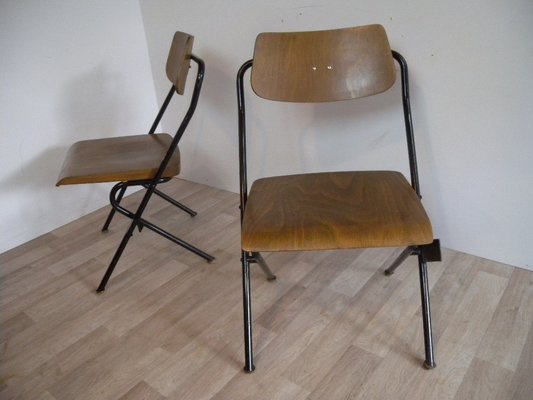 Art Deco Folding Chairs from Drabert, 1930s, Set of 2-FEO-1784332