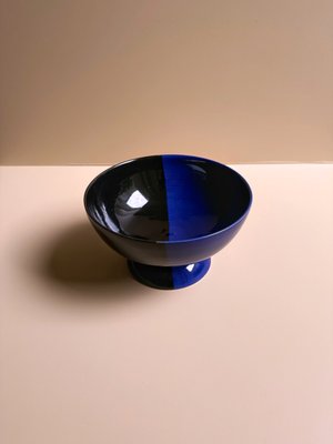 Art Deco Footed Bowl with Two-Tone Glaze, 1930s-VTK-2022846