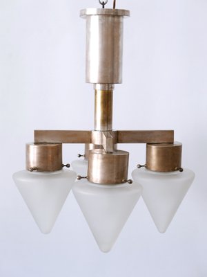 Art Deco Four-Flamed Ceiling Lamp, Germany, 1930s-WPT-1721549