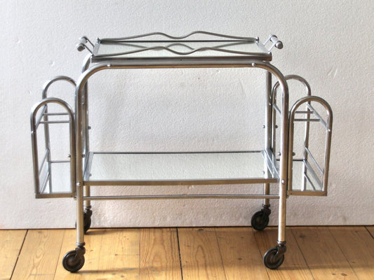 Art Deco French Bar Trolley, 1940s