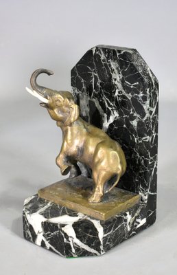 Art Deco French Bookends in Bronze from H. Fady, 1930s, Set of 2-CTD-1759384