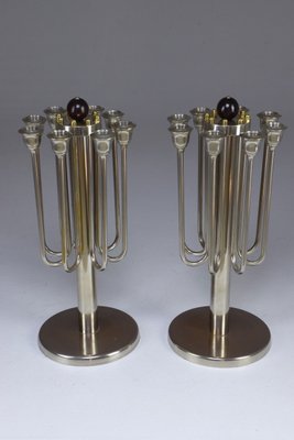 Art Deco French Candleholders, 1930s, Set of 2-GXL-554452