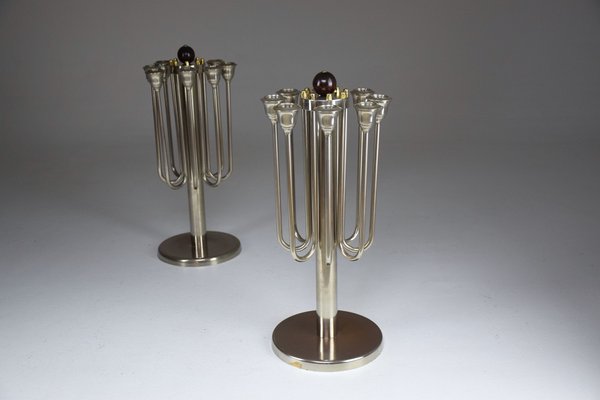 Art Deco French Candleholders, 1930s, Set of 2-GXL-554452